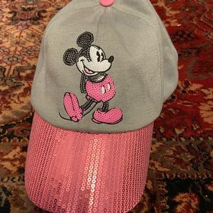 Pink Sequin Disney Hat